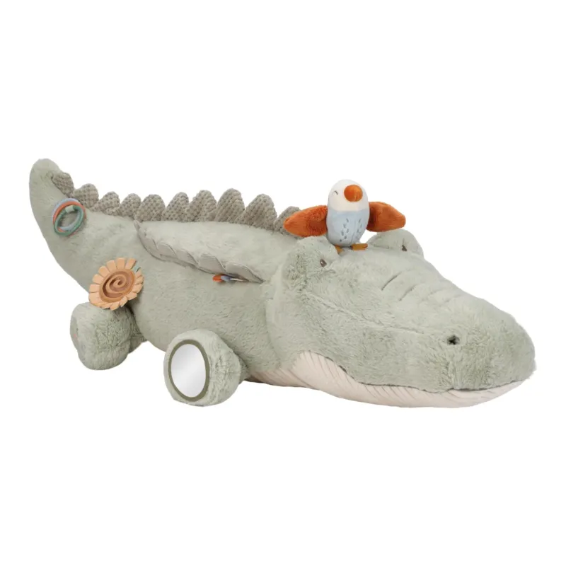 Little Dutch Aktivitätenkuscheltier Krokodil XL Safari Leo Studio-Aufnahme