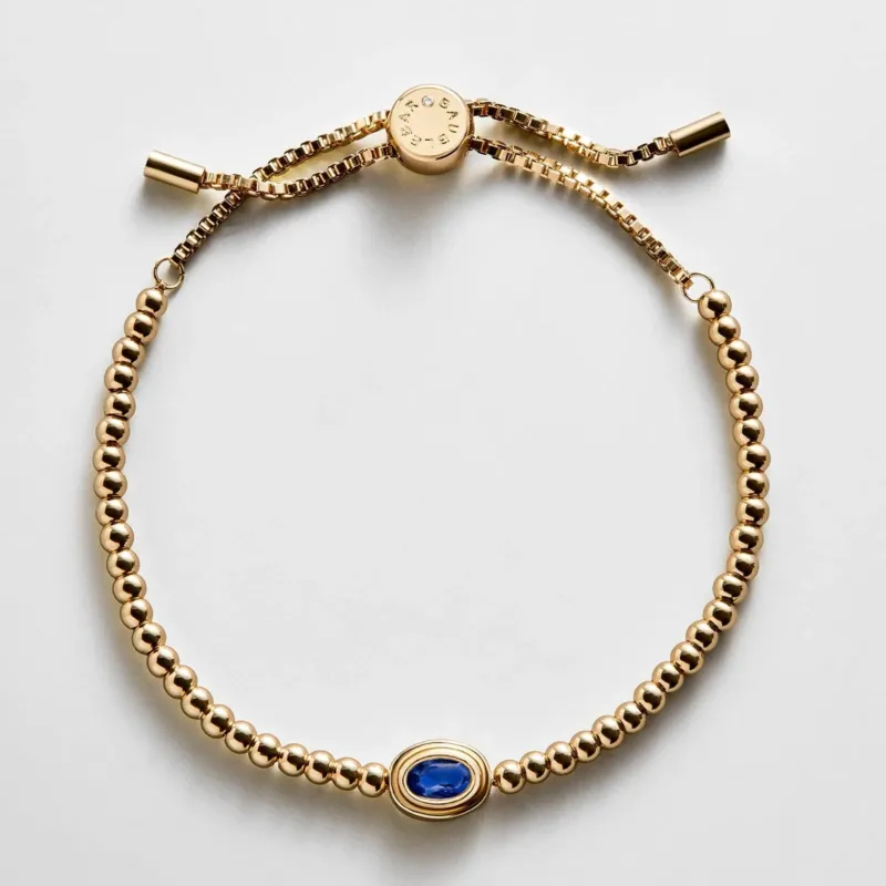 Valerie Bezel Pisa Bracelet - Sapphire