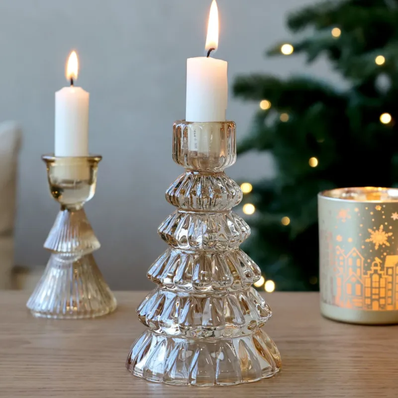 Chic Antique Weihnachtsbaum-Kerzenhalter – verschiedene Größen
