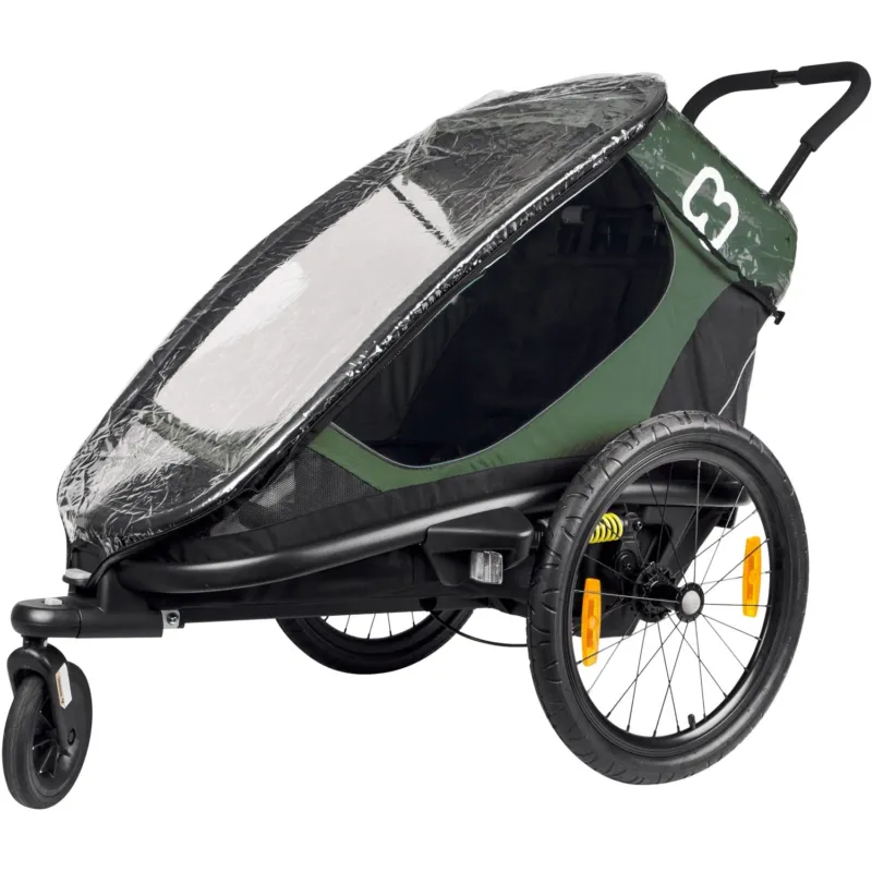 Hamax Transparent Rain Cover Bicycle Trailer Enkelt