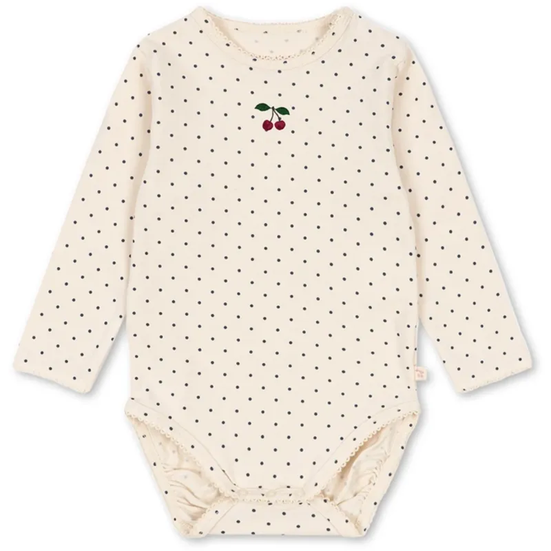 Konges Sløjd Blue Dot Basic Ls Body Gots