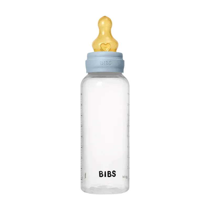 Baby BPA-Free PP Bottle Set 270ml Latex - Baby Blue - BIBS