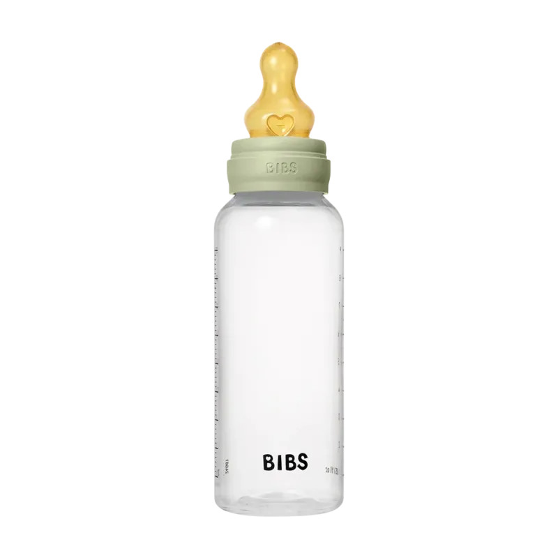 Baby BPA-Free PP Bottle Set 270ml Latex - Sage - BIBS