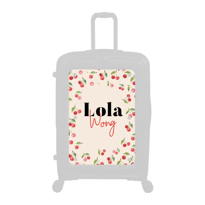 Modify - Personalised Panel (Cherries - Double Name)