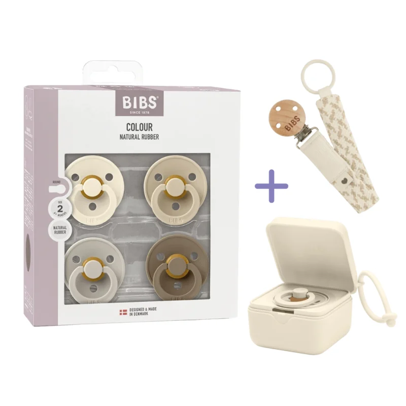Colour Pacifier Bundle - Ivory Mix