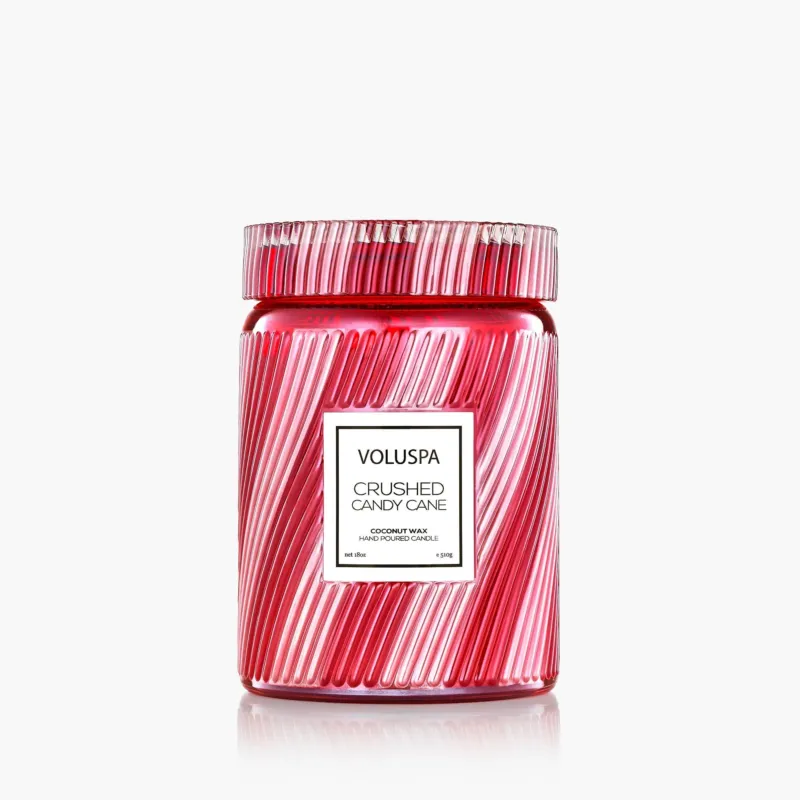 Voluspa Duftkerze Crushed Candy Cane | Large Jar