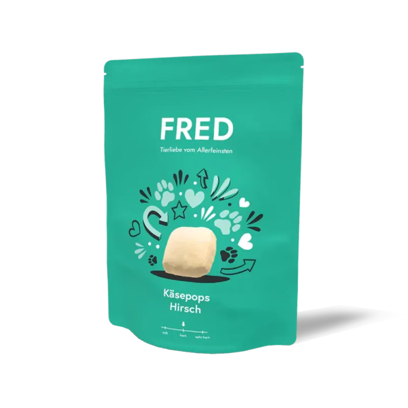 FRED Käsepops – Knuspriger Käse-Hundesnack, 110 g