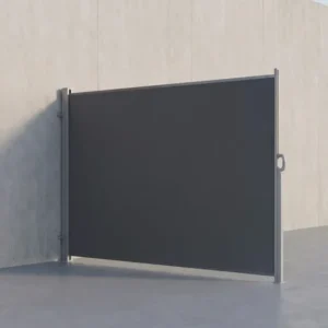 Seitenmarkise - 180 x 500 cm - Mit Stahlkassette - Anthrazit