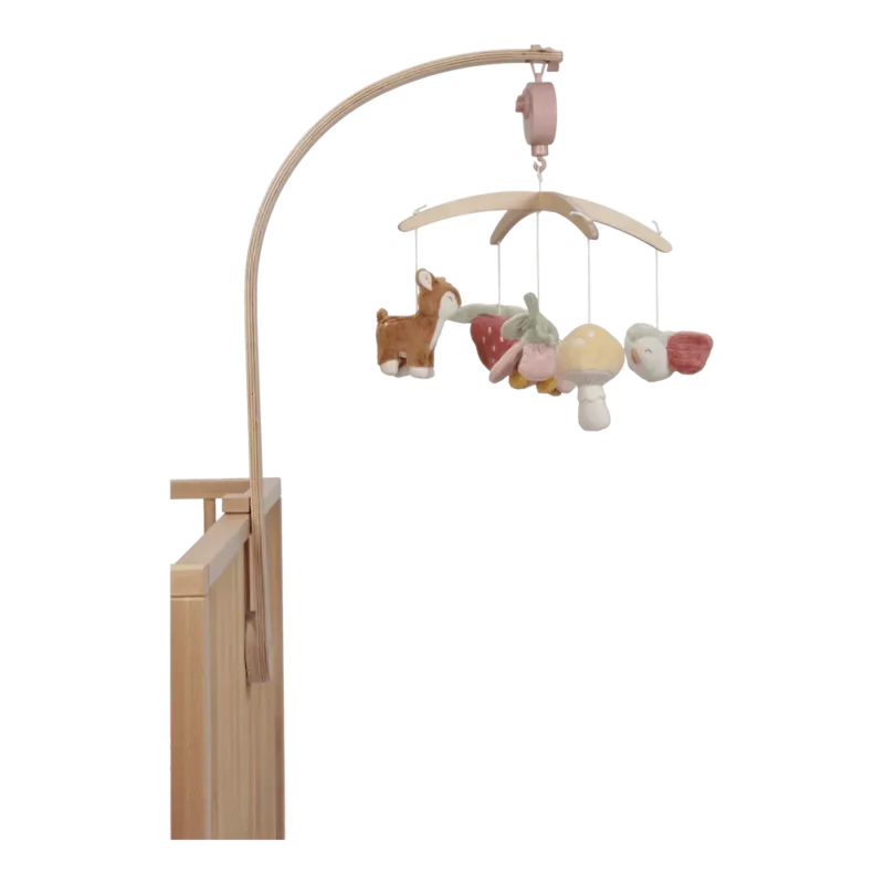 Little Dutch rosa Musik-Mobile aus Holz