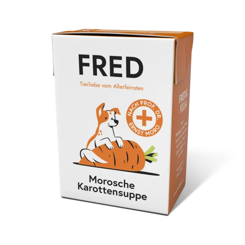 FRED Morosche Karottensuppe – Ergänzungsfutter für Hunde bei Durchfall