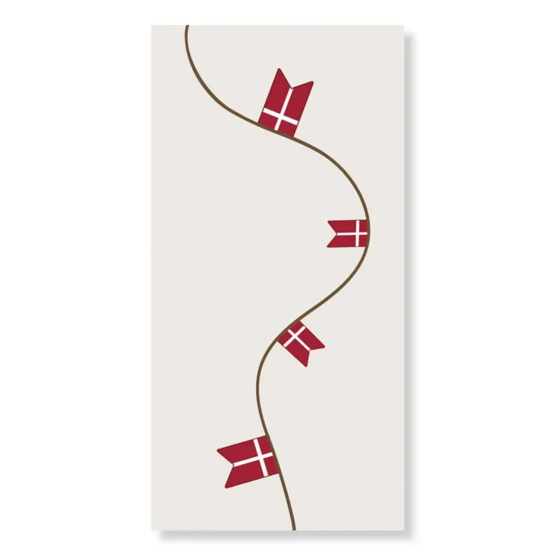 Serviette mit Fahnenranke - Speedtsberg