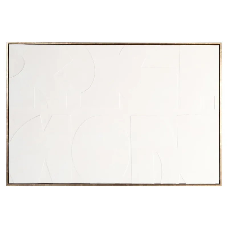 Richmond Interiors Wandbild Wall Art Decadence Weiß | 120x80 cm