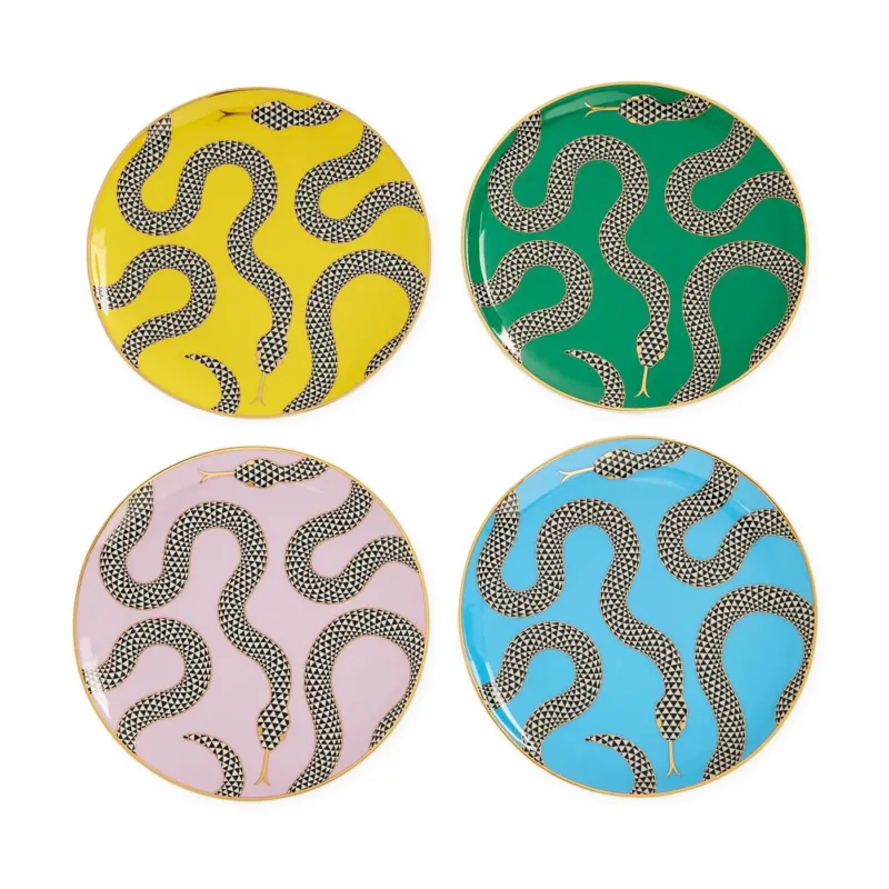 Jonathan Adler Canapé Dessertteller Set Eden | 4-teilig