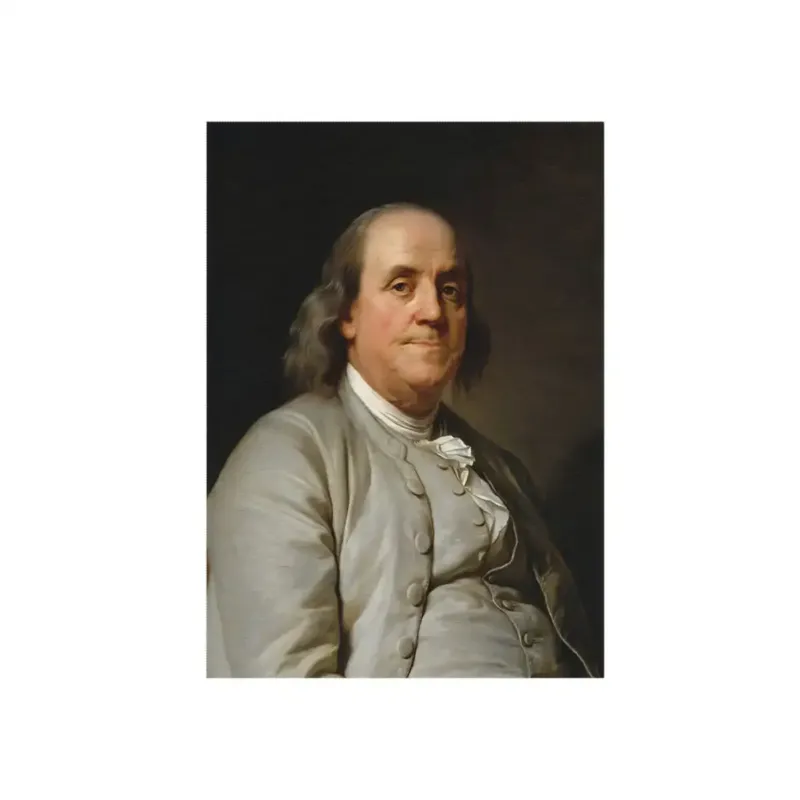 Joseph Siffred Duplessis - Benjamin Franklin Floor Mat