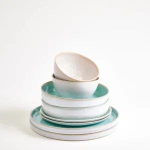 Geschirr-Set Mint Harmony mint sand 8-teilig
