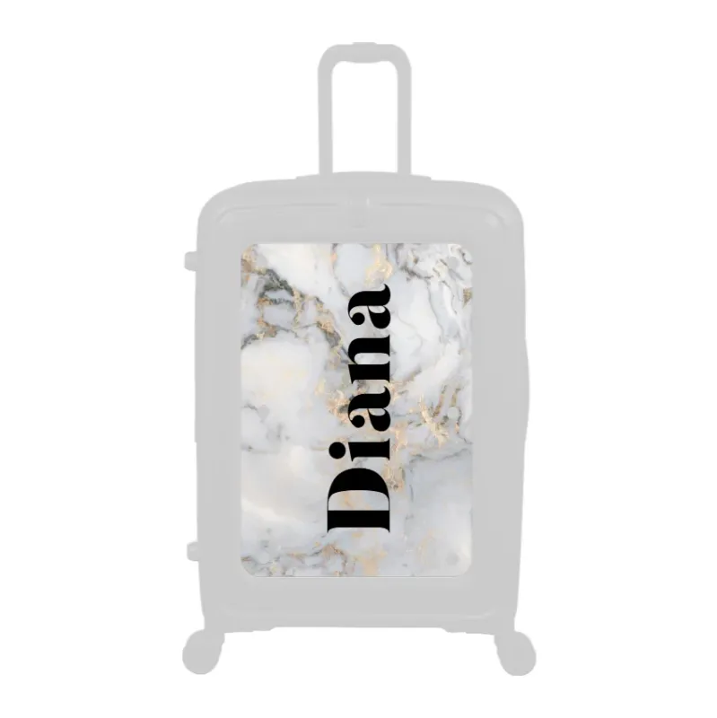 Modify - Personalised Panel (Grey Gold Marble - Side Name)