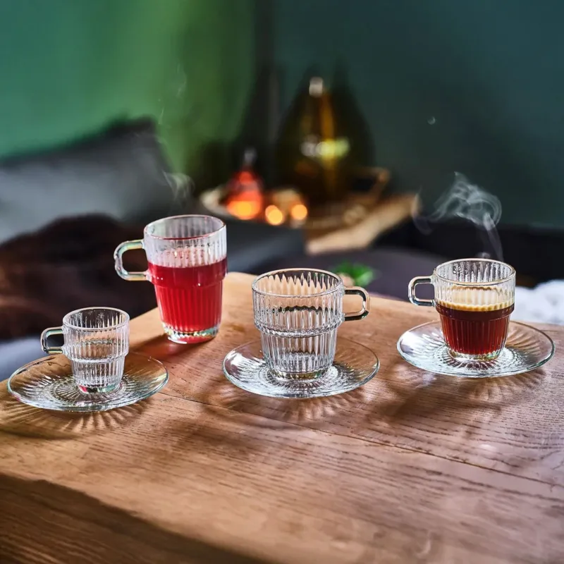 Taza de vidrio Barshine Bormioli Rocco