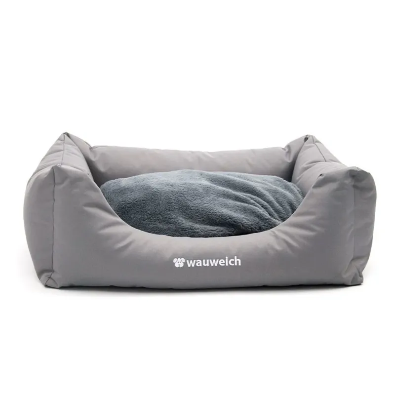 Das Regulierende - Hundebett mit Wendekissen – L: 100x90x24 cm